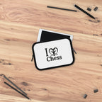 I Love Chess N&B Laptop Sleeve