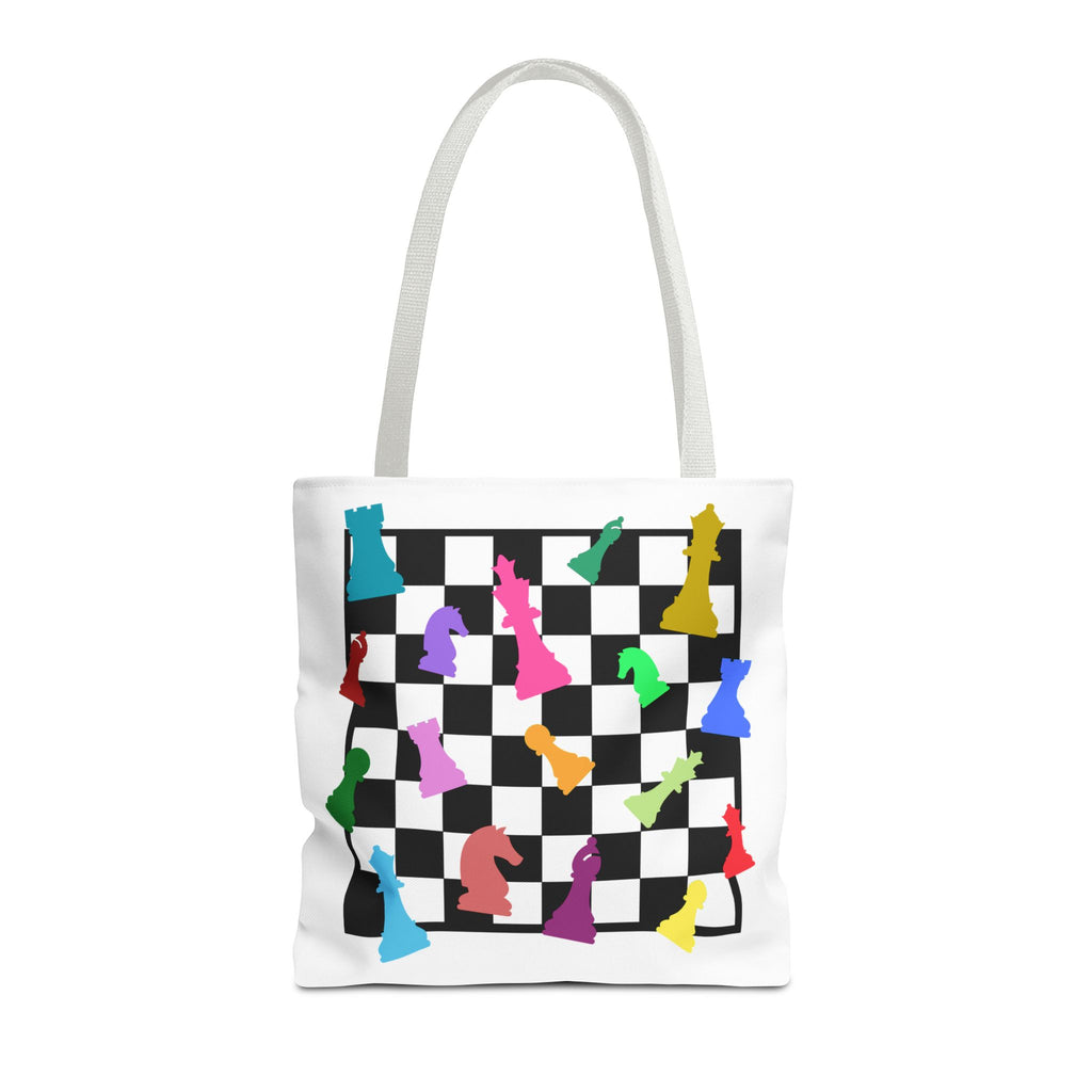 Colorful Chess Tote Bag