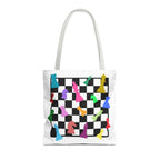 Colorful Chess Tote Bag