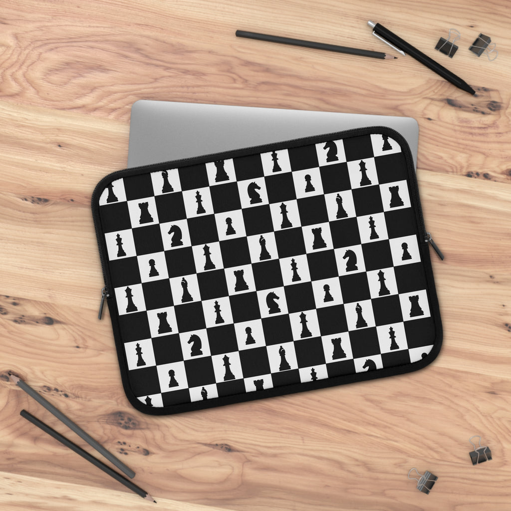 Chess Pattern Laptop Sleeve