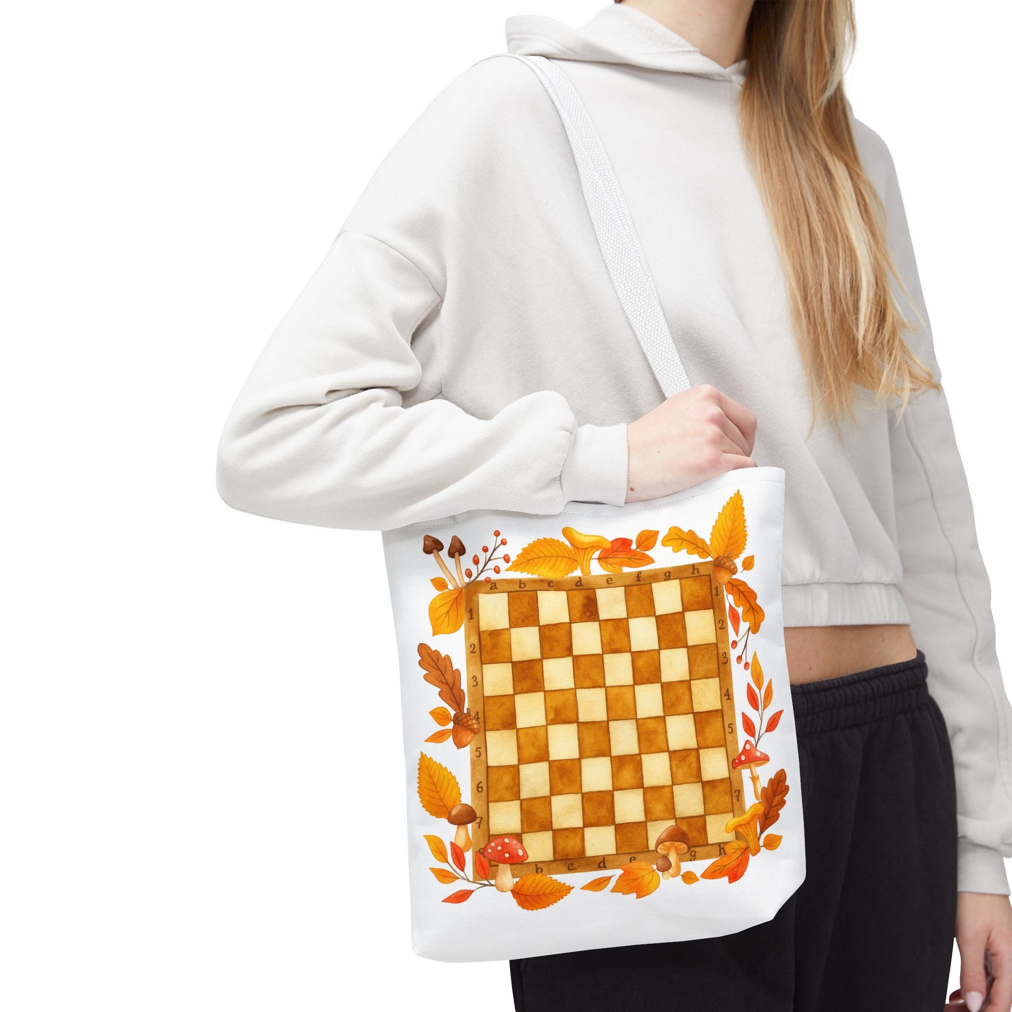 Autumn Chess Tote Bag
