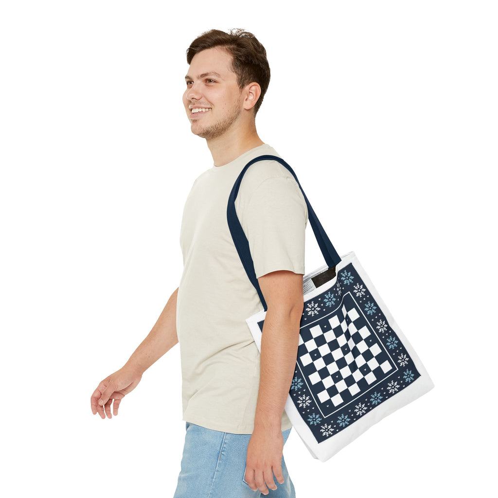 Chessboard for Winter Tote Bag