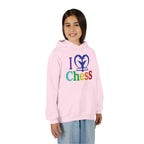 I Love Chess Youth Hoodie