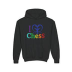 I Love Chess Youth Hoodie