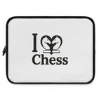 I Love Chess N&B Laptop Sleeve