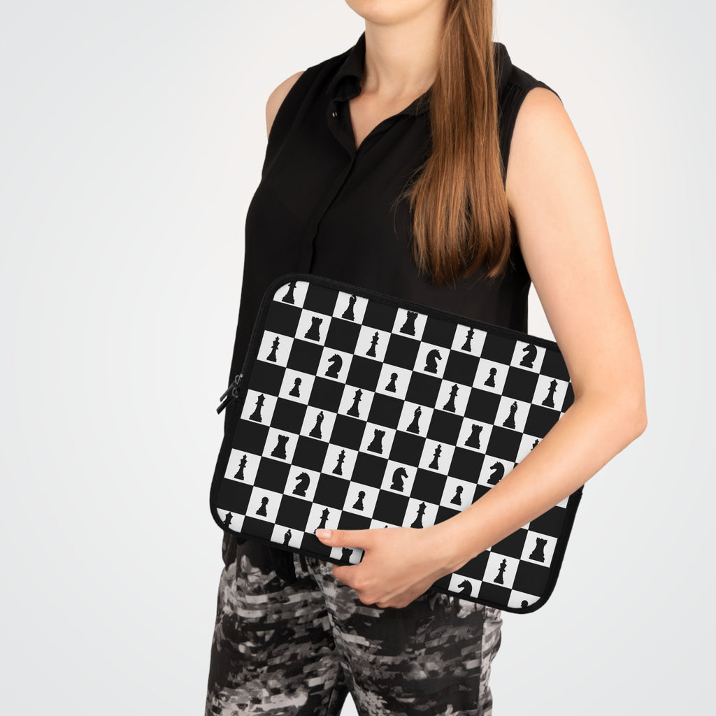 Chess Pattern Laptop Sleeve