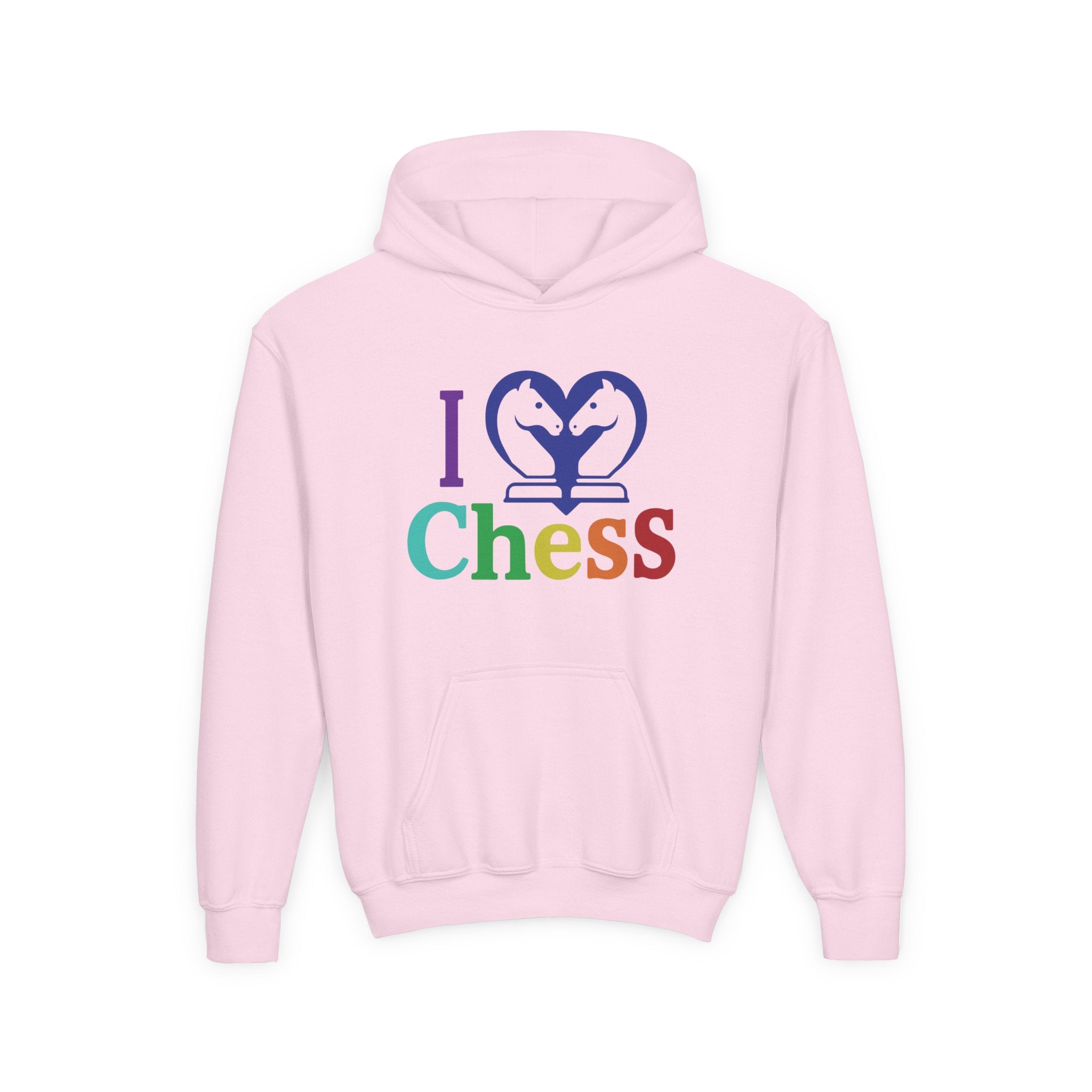 I Love Chess Youth Hoodie