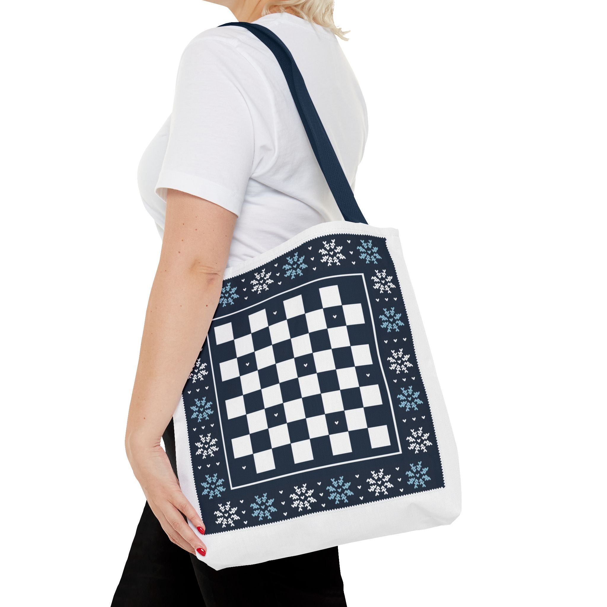 Chessboard for Winter Tote Bag