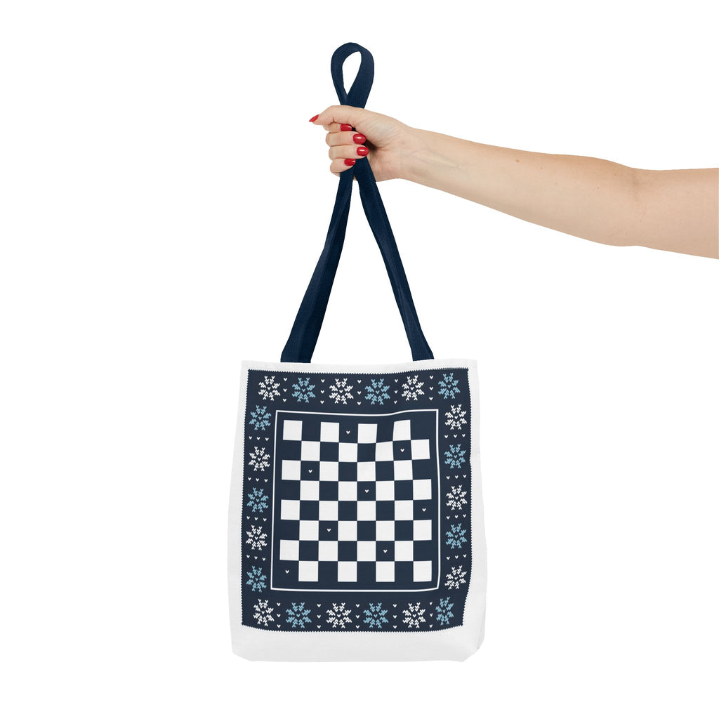 Chessboard for Winter Tote Bag