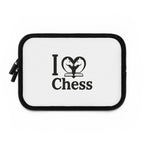 I Love Chess N&B Laptop Sleeve