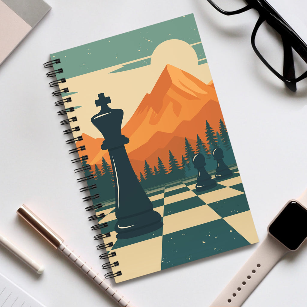 Carnet à Spirales Retro Chess