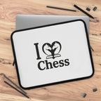 I Love Chess N&B Laptop Sleeve