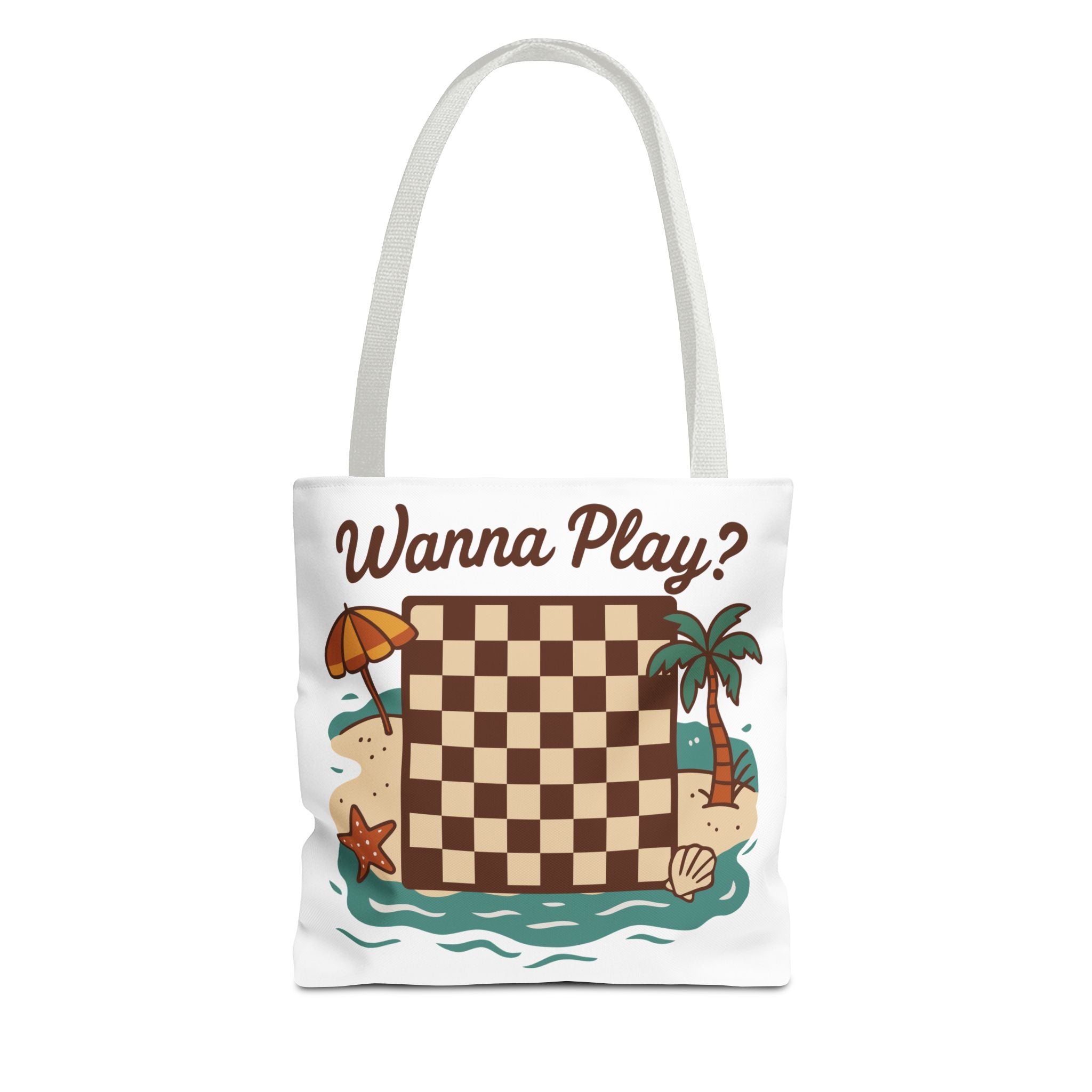 Chessboard at the Beach Tote Bag