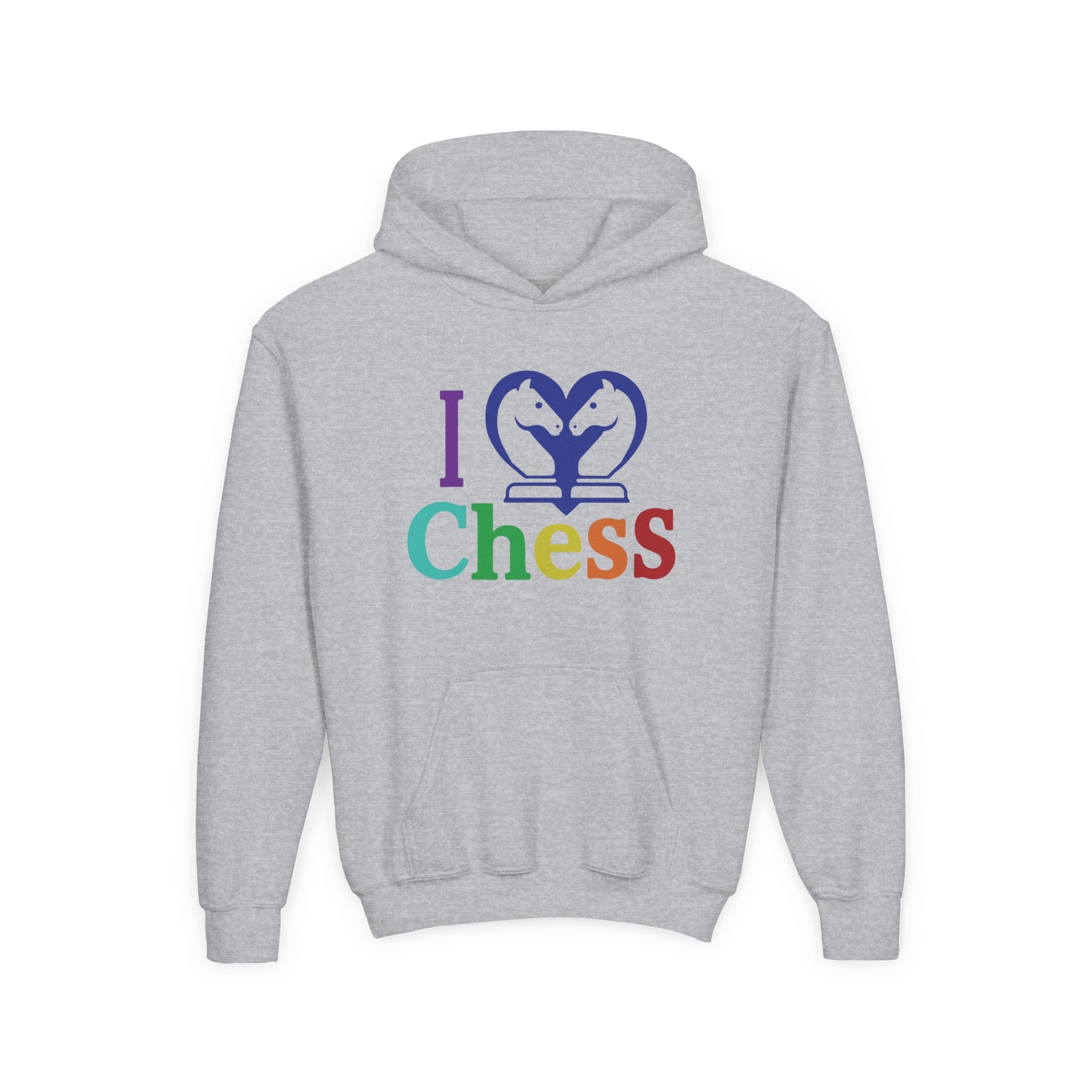 I Love Chess Youth Hoodie