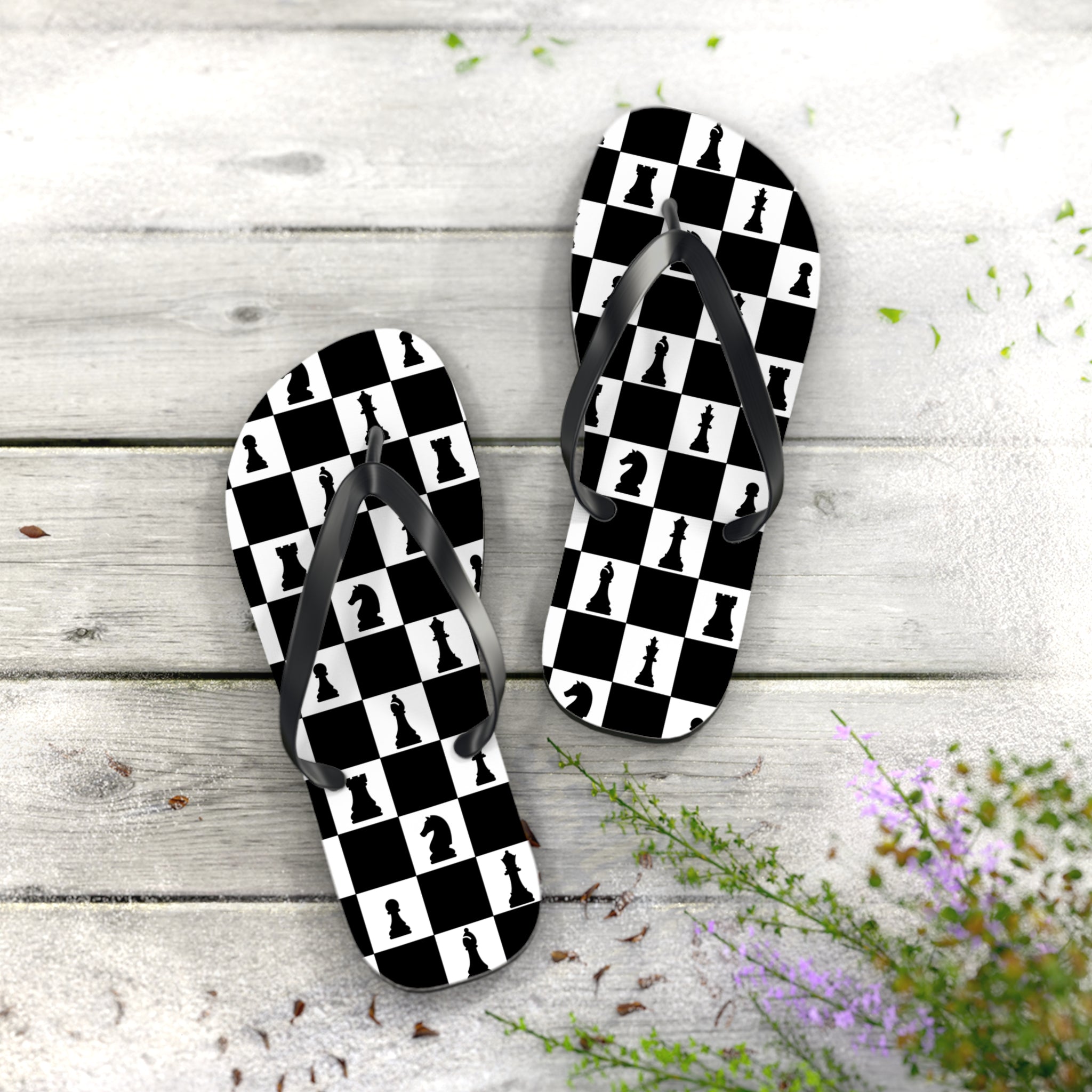 Chess-Inspired Flip Flops