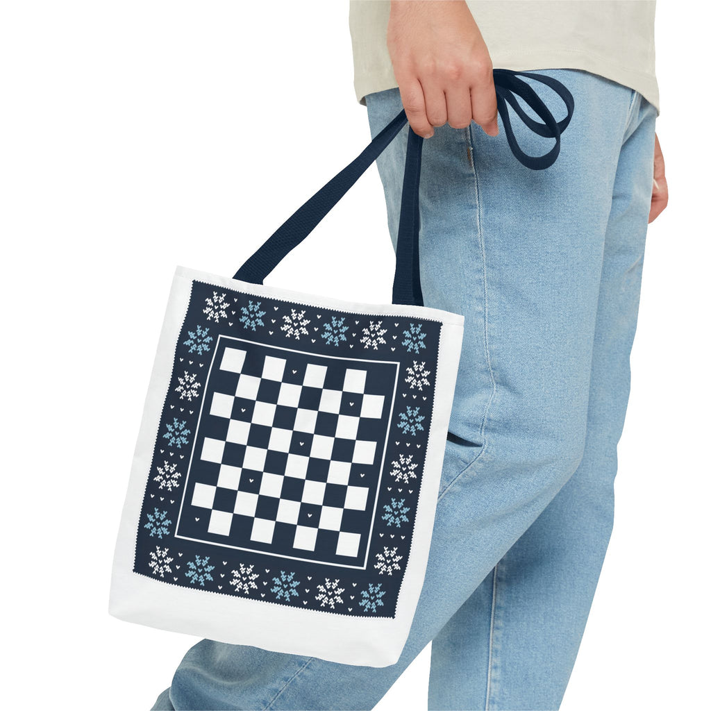 Chessboard for Winter Tote Bag