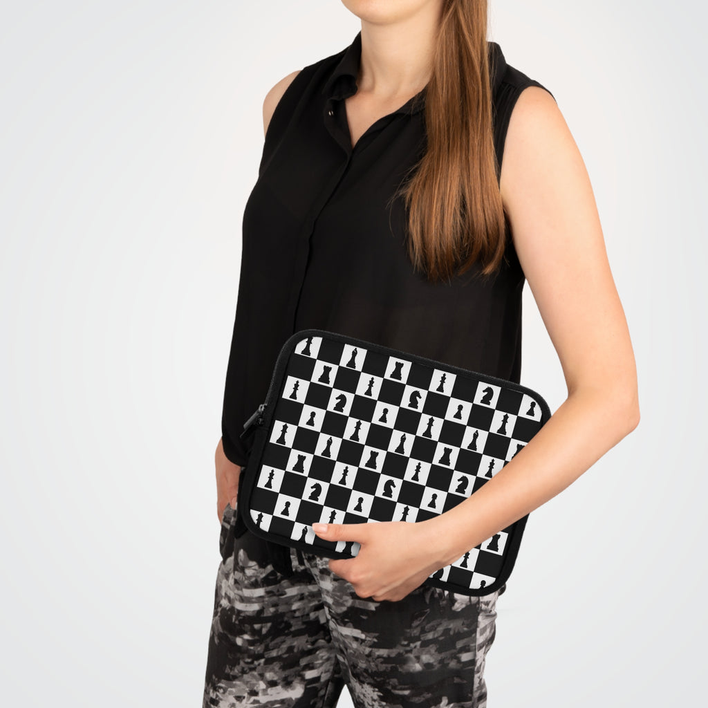 Chess Pattern Laptop Sleeve