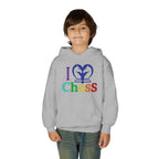 I Love Chess Youth Hoodie