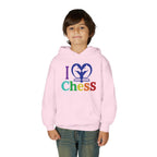 I Love Chess Youth Hoodie