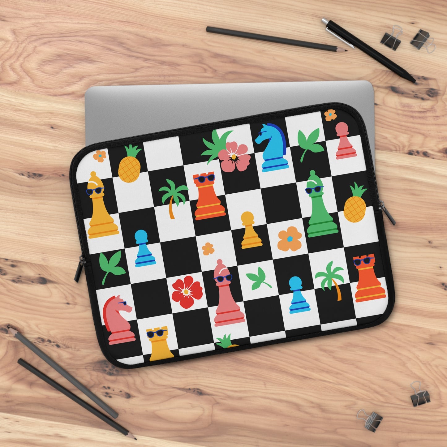 Joyful Chess Laptop Sleeve