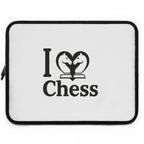 I Love Chess N&B Laptop Sleeve