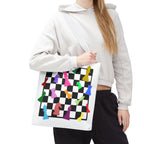Colorful Chess Tote Bag