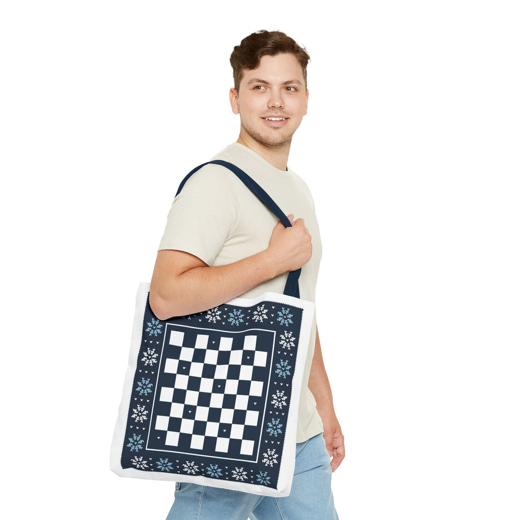 Chessboard for Winter Tote Bag