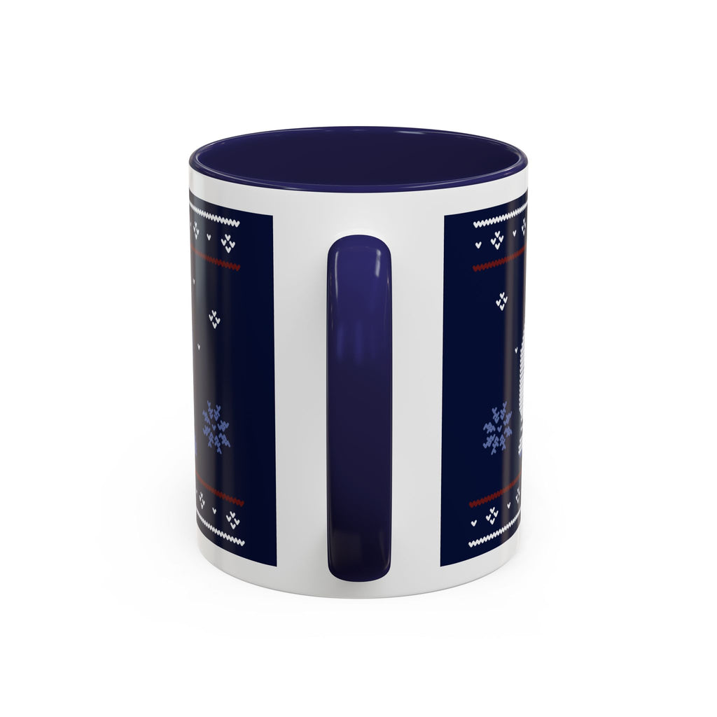 Tasse Thème Echecs pour l'hiver - Navy