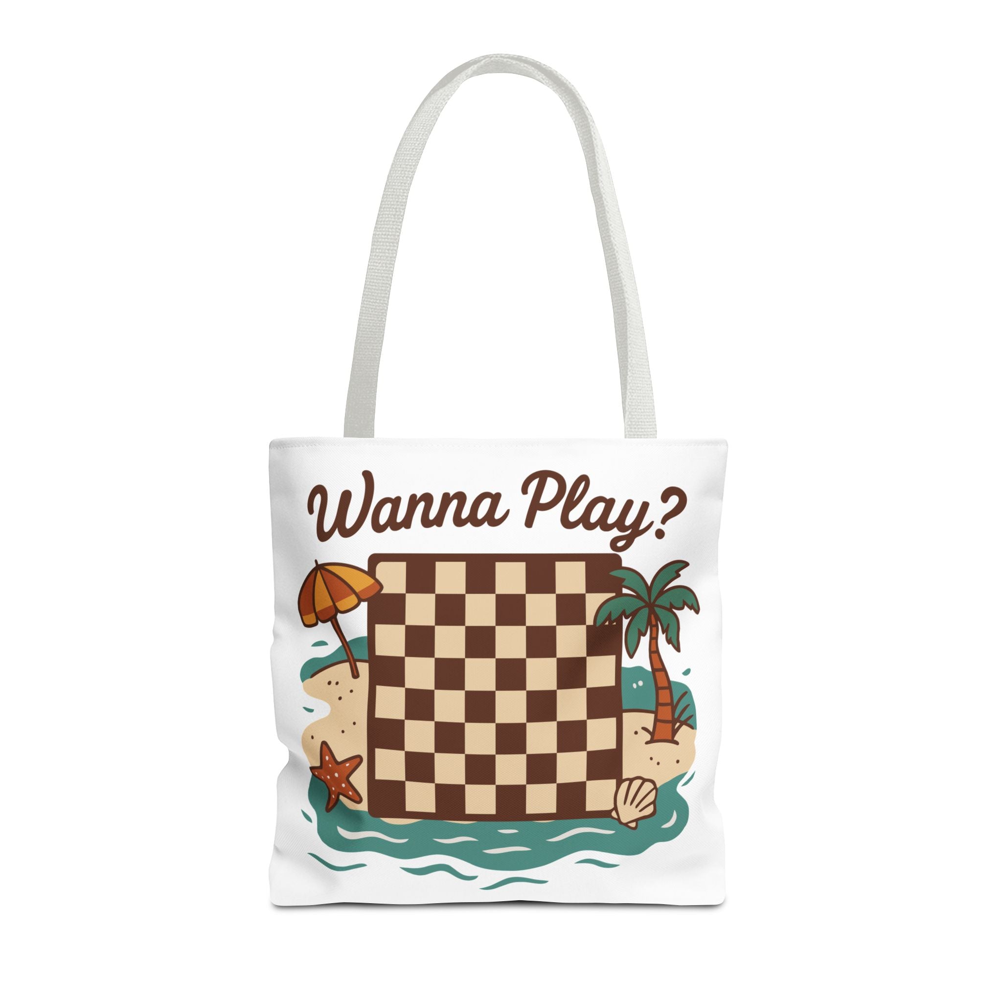 Chessboard at the Beach Tote Bag