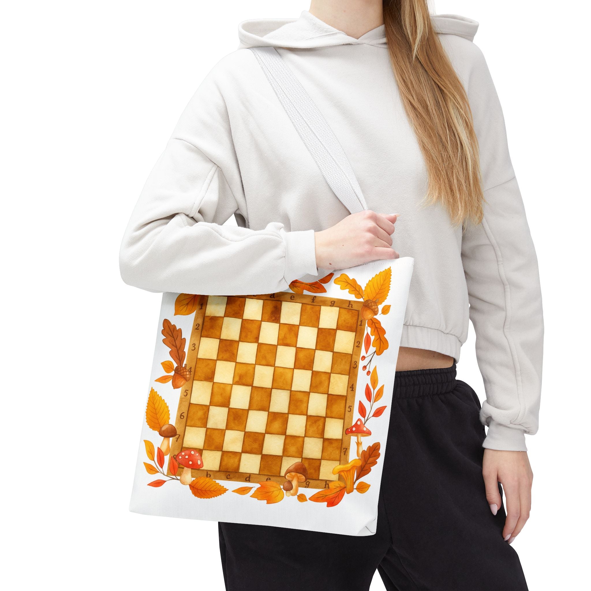 Autumn Chess Tote Bag