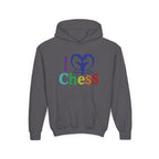 I Love Chess Youth Hoodie