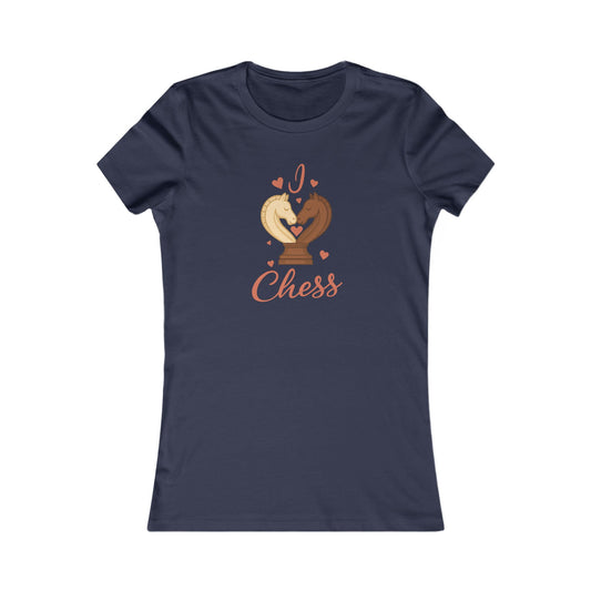 I love - Knights - Chess T-Shirt
